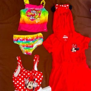 Minnie Mouse Swimsuit & Cover Up
